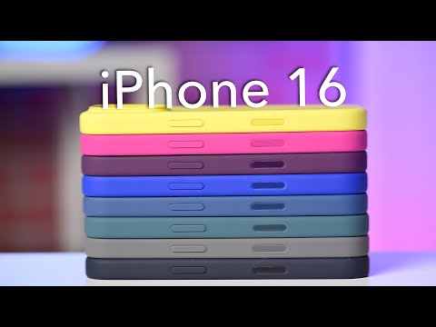 Hands On: Apple&#039;s Silicone Cases for iPhone 16 &amp; iPhone 16 Pro!