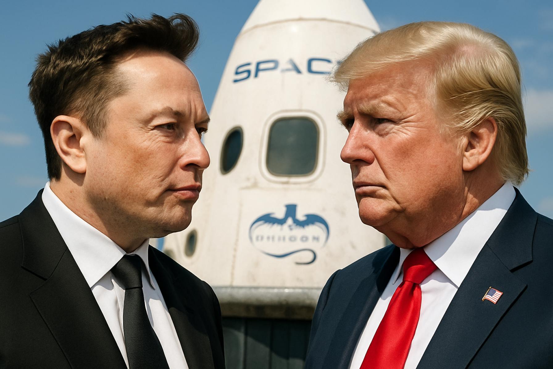 Elon Musk and Trump Face Off: Billions on the Line as SpaceX’s Dragon Capsule Drama Unfolds